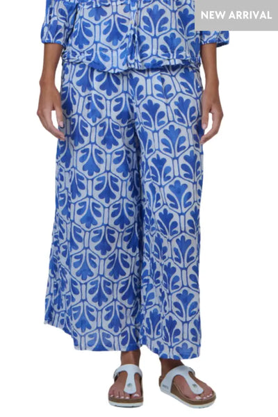 COTTON PANTS - P125 S/M / BLUE PANTS