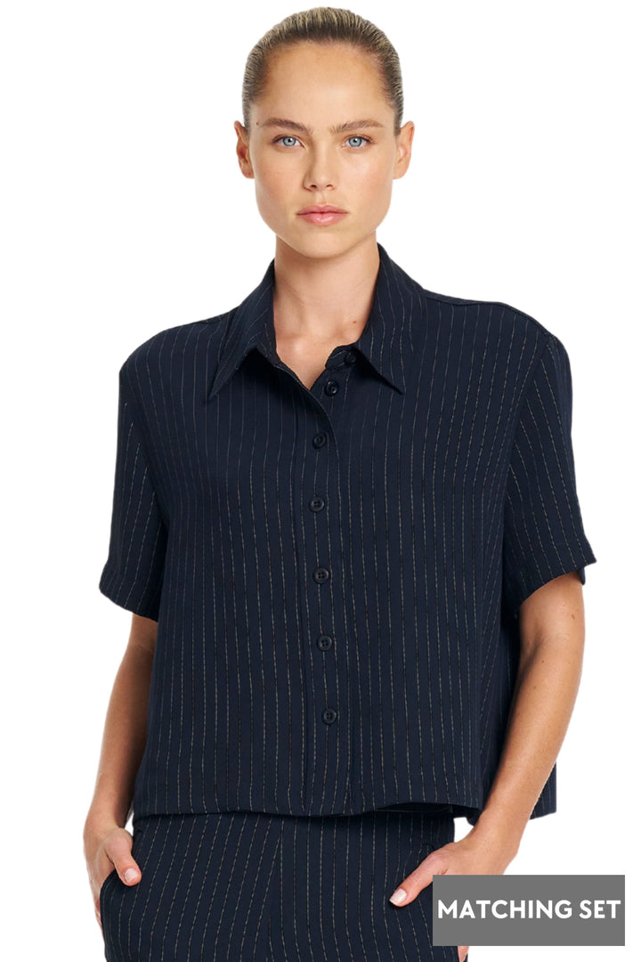 MELA PURDIE SHIRT CROP SHIRT - F7344244