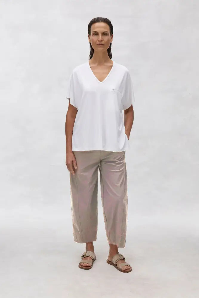 CROSS PANT - F651834 8 / PRALINE PANTS