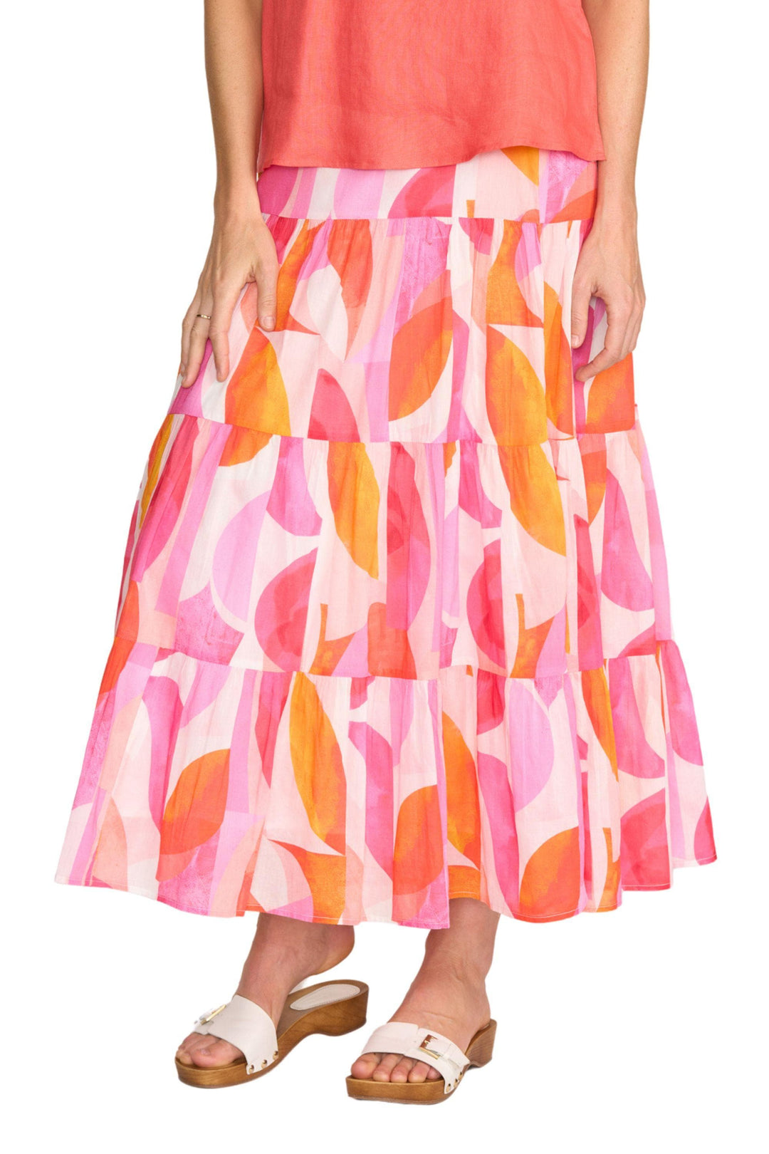 FOIL SKIRT 8 / PRINT CRUSIN SKIRT - FO8221