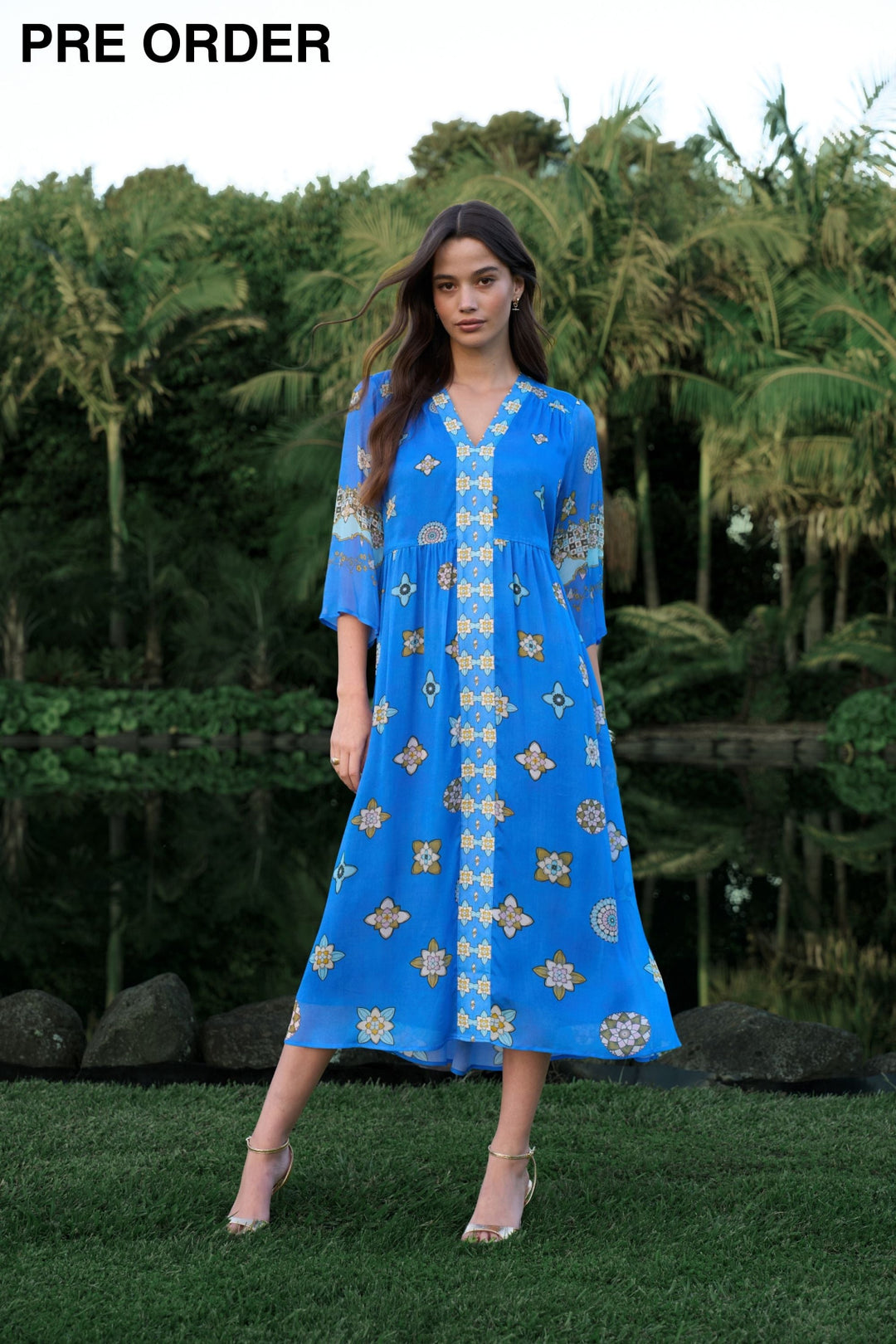 DAMBULLA MIDI DRESS - LS3308 - DRESS