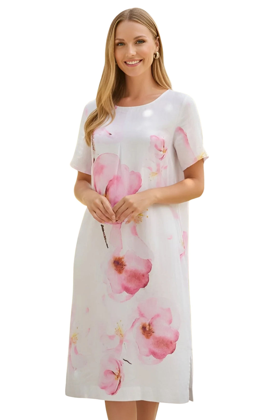 DOLCEZZA DRESS LINEN DRESS - 26686
