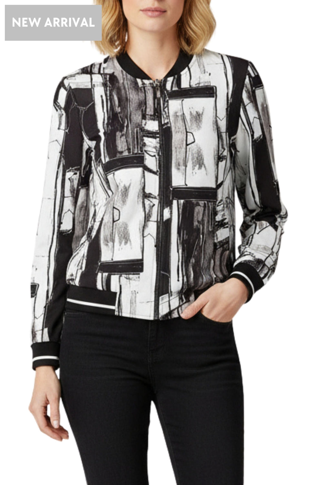 DOLCEZZA JACKET KNIT ZIPTHRU JACKET - 75635