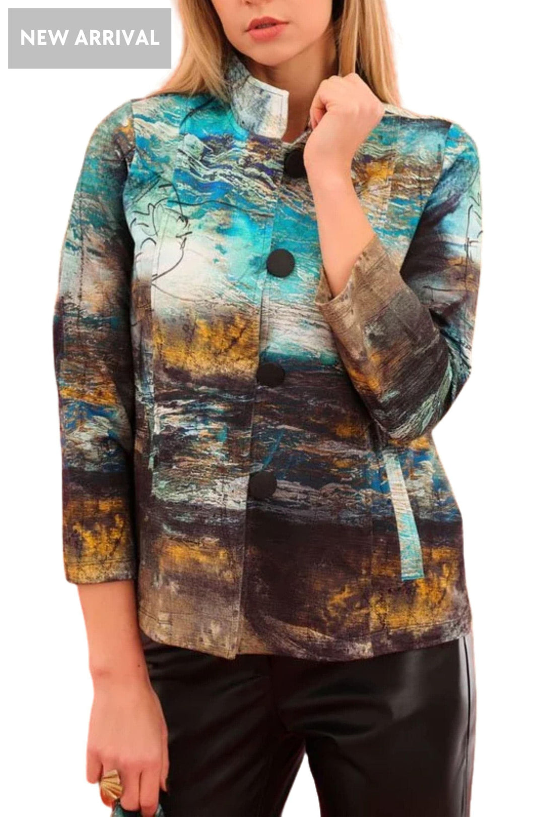 DOLCEZZA JACKET KNITTED BUTTON JACKET - 75606