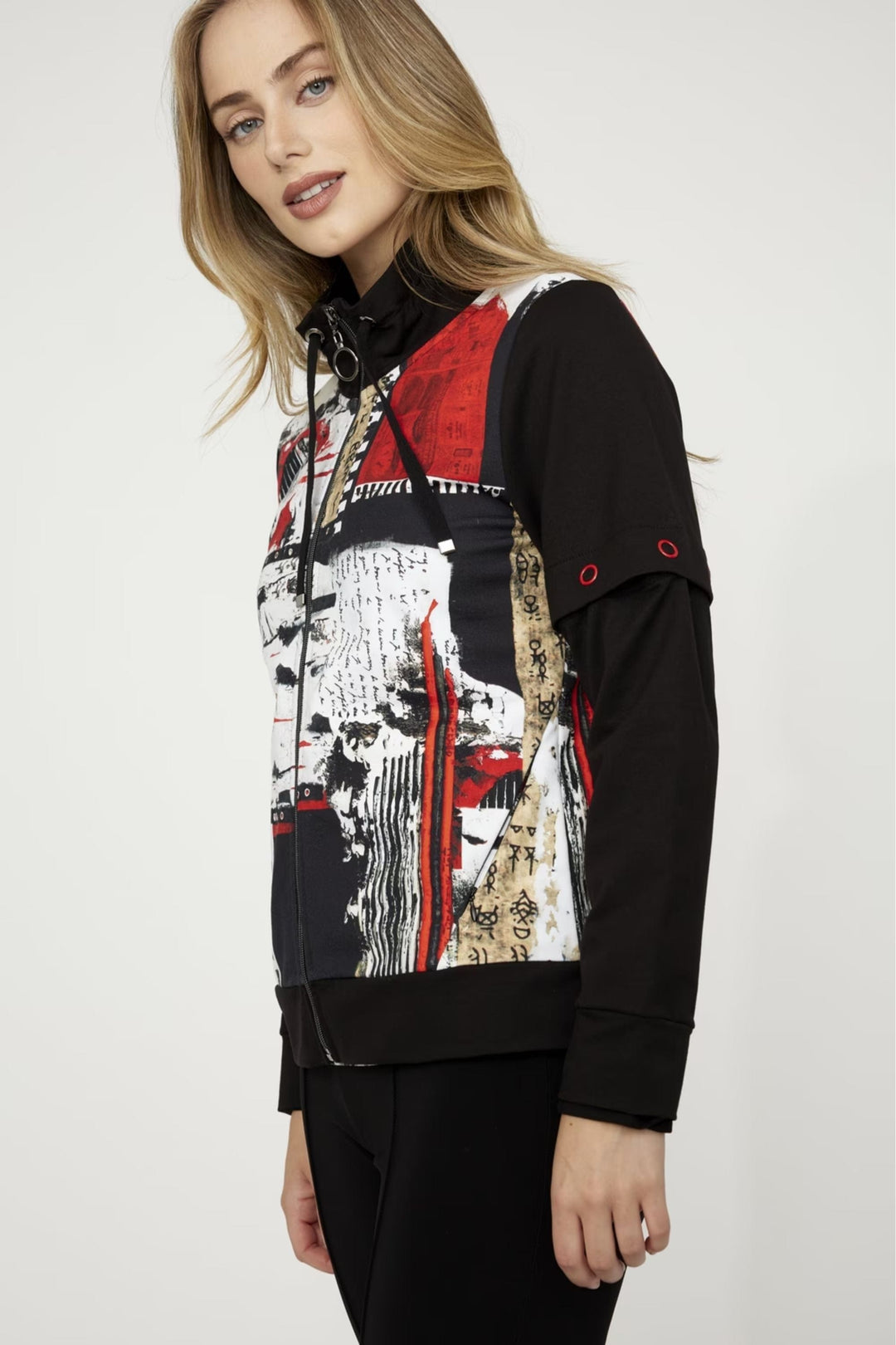 DOLCEZZA JACKET SNAP OFF SLV JACKET - 75645