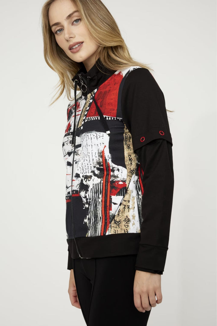 DOLCEZZA JACKET SNAP OFF SLV JACKET - 75645