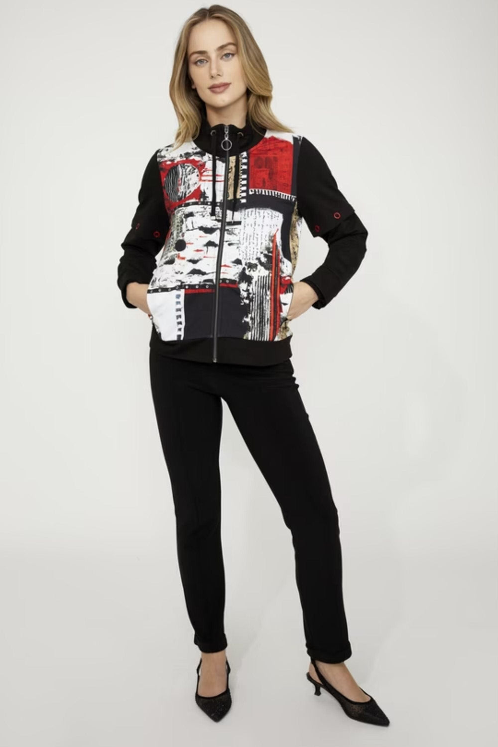 DOLCEZZA JACKET SNAP OFF SLV JACKET - 75645