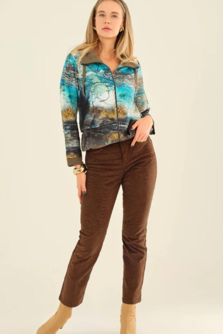 DOLCEZZA JACKET ZIP KNIT JACKET - 75605