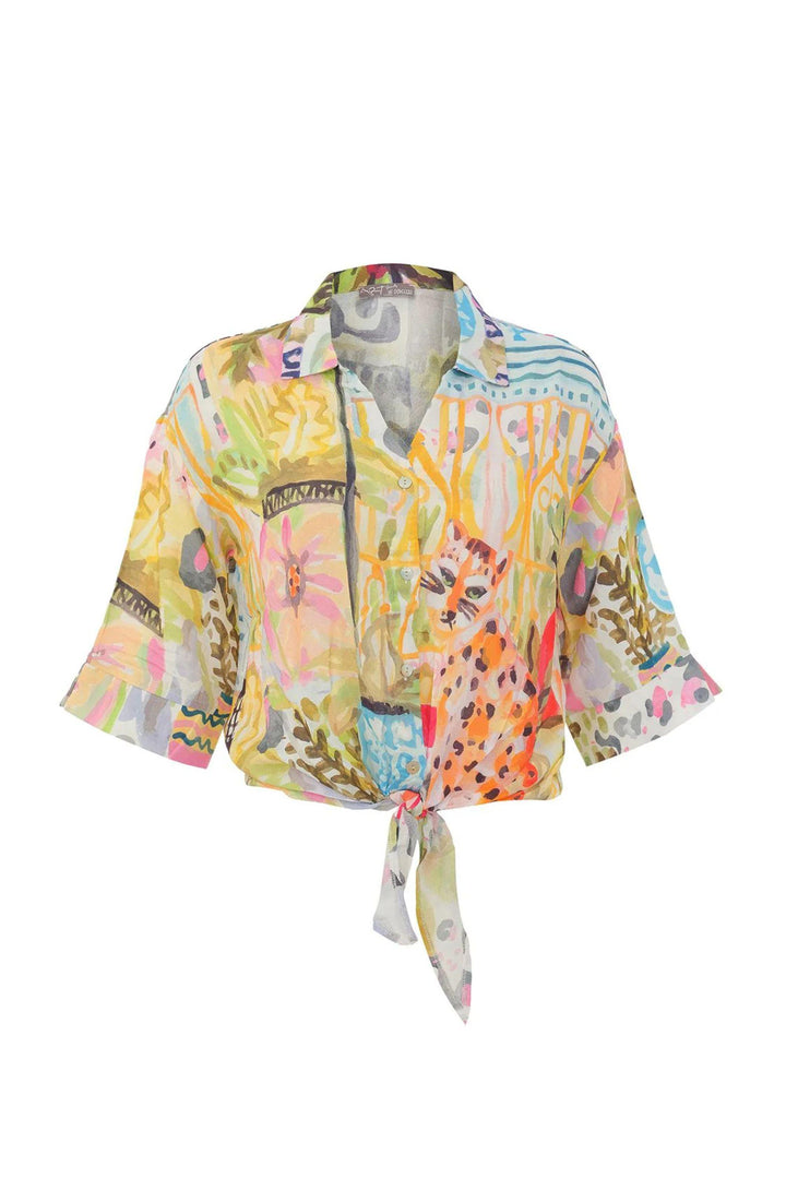 DOLCEZZA SHIRT COLLARED TIE SHIRT - 26851