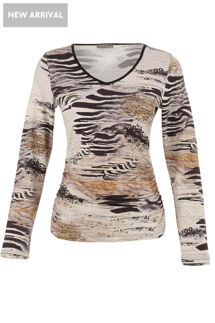 DOLCEZZA TOP V NECK PULLOVER - 75680