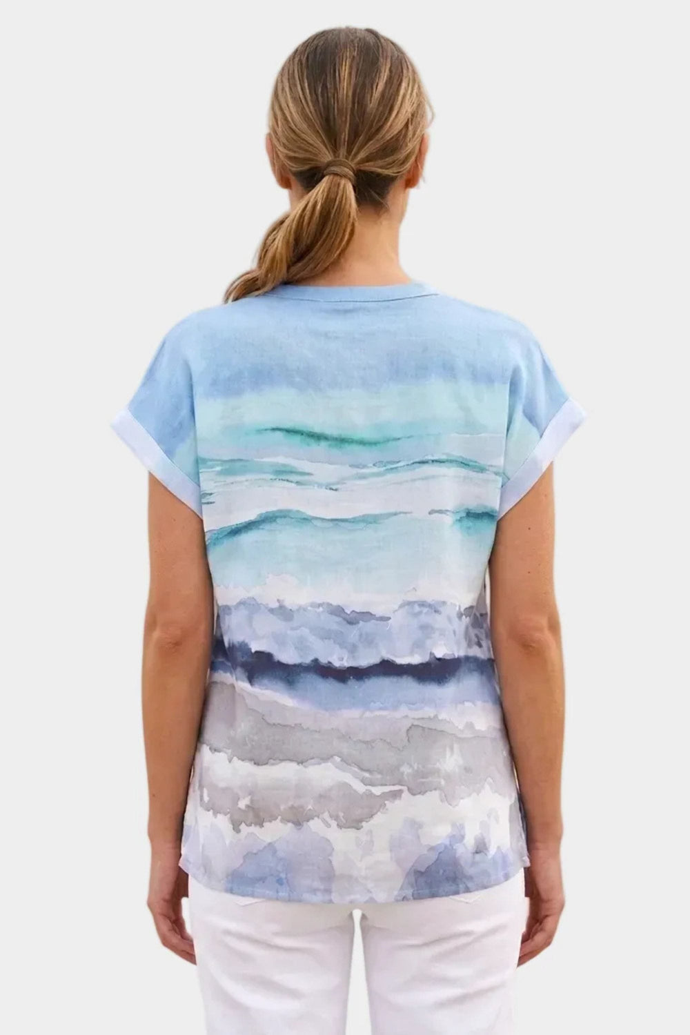 DOLCEZZA TOP V-NECK TOP - 26619