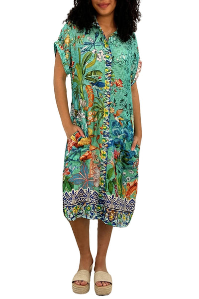 DRESDEN DRESS - LDR-1807 XS / MULTI DRESS