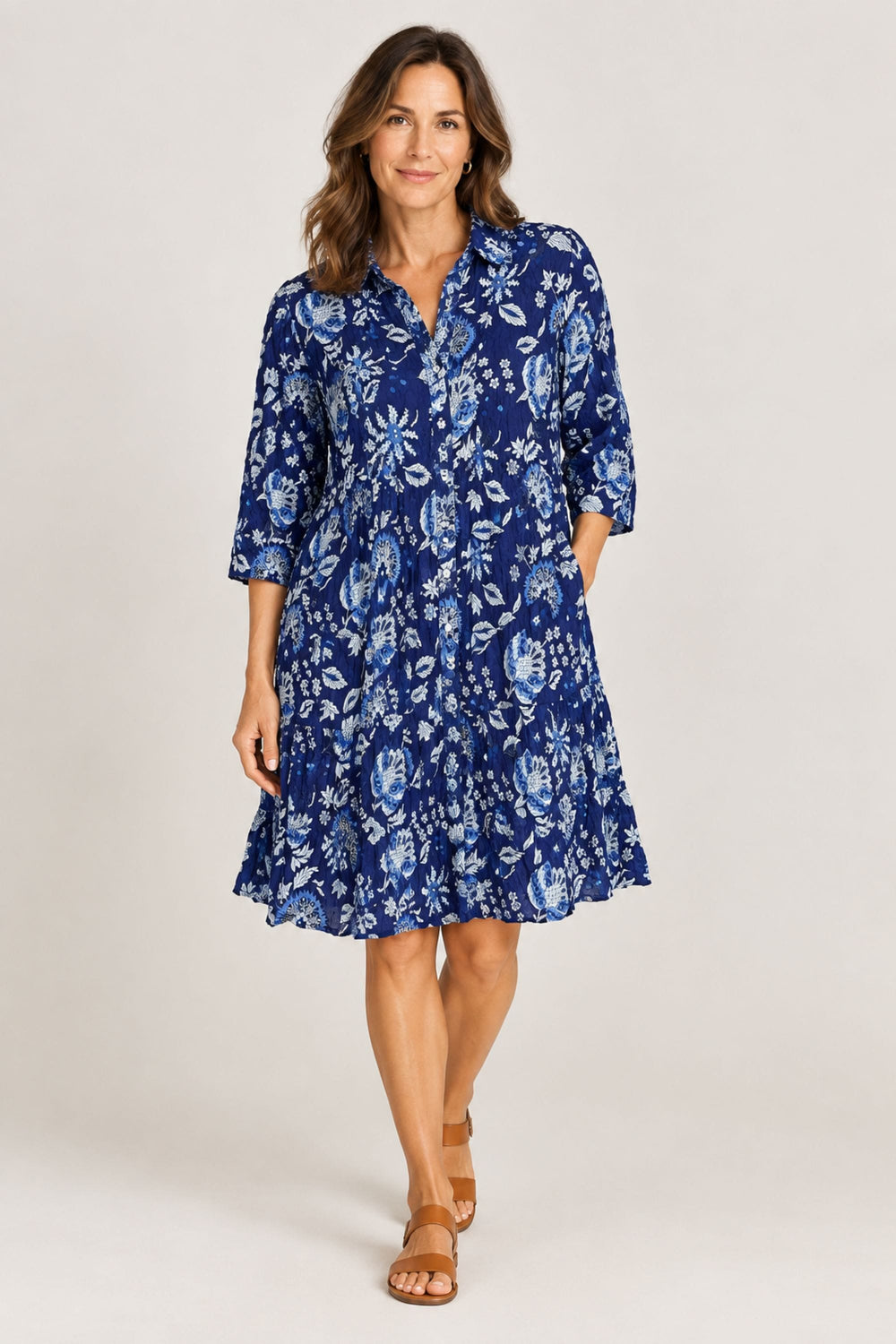 DRESS ADDICT DRESS JAL BUTTON DOWN DRESS - JAL-A