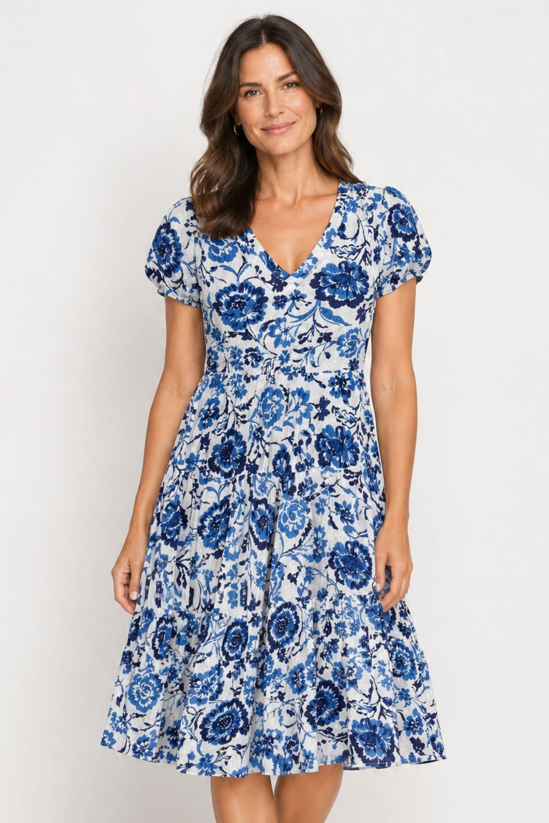 DRESS ADDICT DRESS JAZI V NECK MIDI DRESS - JAZI-A
