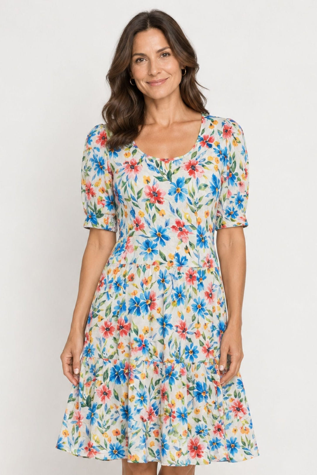 DRESS ADDICT DRESS JESS SCOOP NECK DRESS - JESS-A