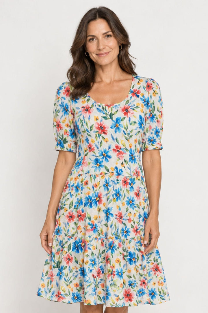 DRESS ADDICT DRESS JESS SCOOP NECK DRESS - JESS-A