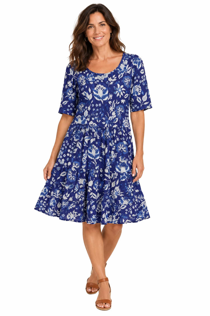 DRESS ADDICT DRESS JESS SCOOP NECK DRESS - JESS-A