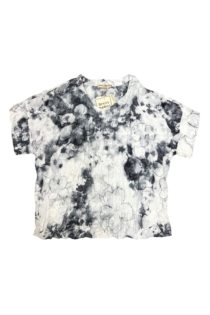 DRESS ADDICT TOP JAM ROLLED SLEEVE TEE - JAM-A
