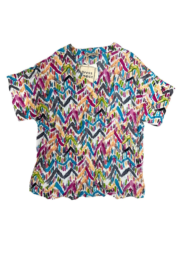 DRESS ADDICT TOP JAM ROLLED SLEEVE TEE - JAM-A