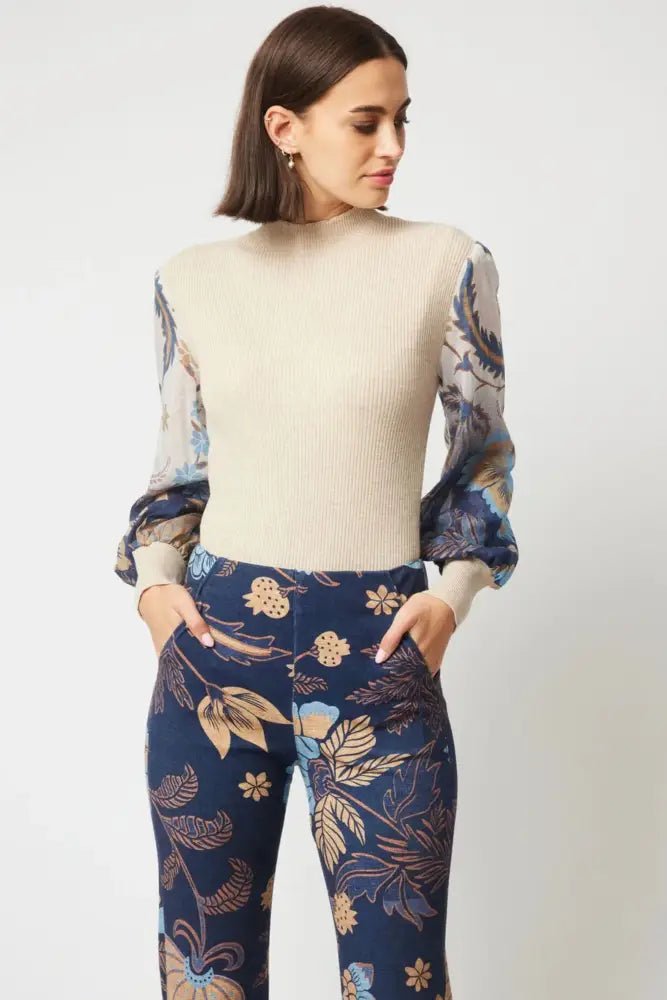 DYNASTY HI NECK KNIT - OW11710 JUMPER
