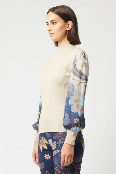 DYNASTY HI NECK KNIT - OW11710 JUMPER