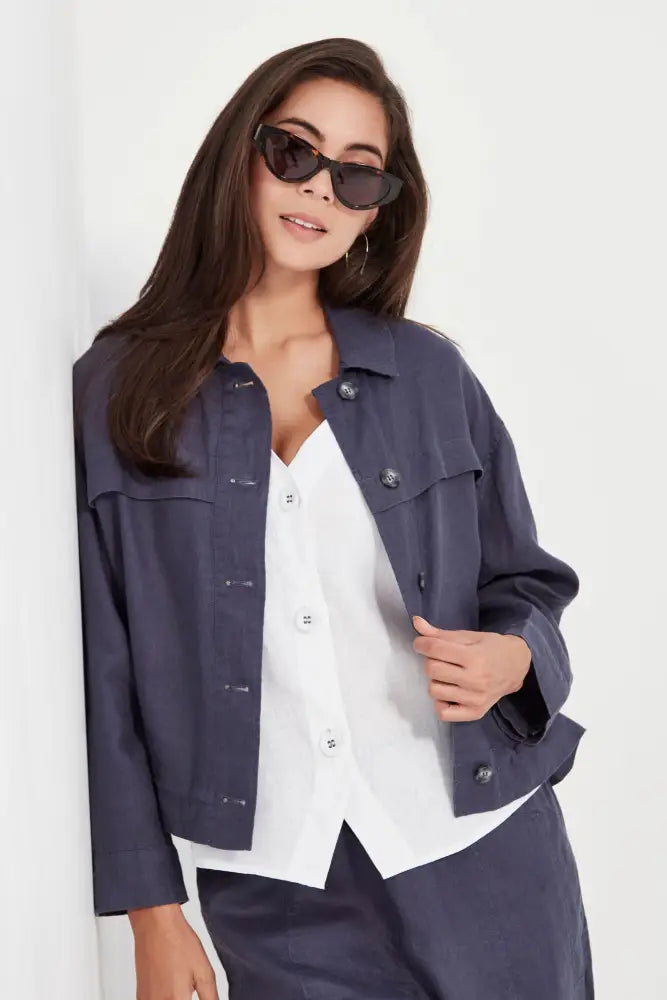 ECHO JACKET - 9925BR XS / DENIM JACKET