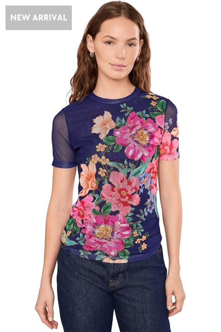 ELEANOR MESH TEE - T14826-4 - TOP