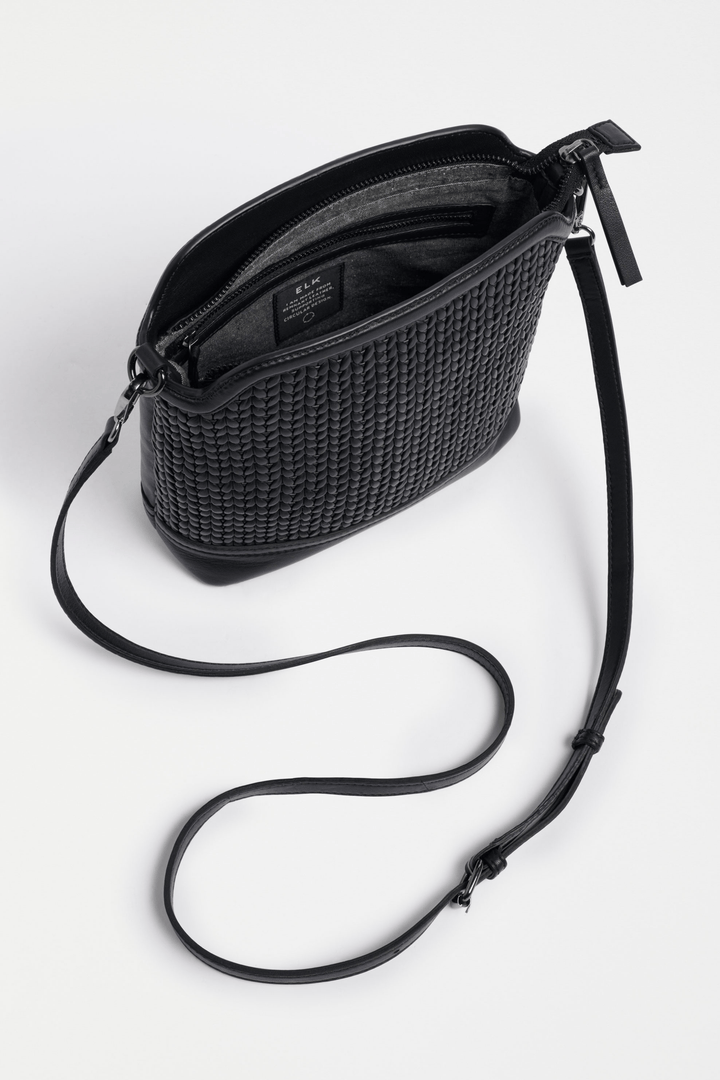 ELK BAG BLACK LEDDE CROSSBODY - L0259