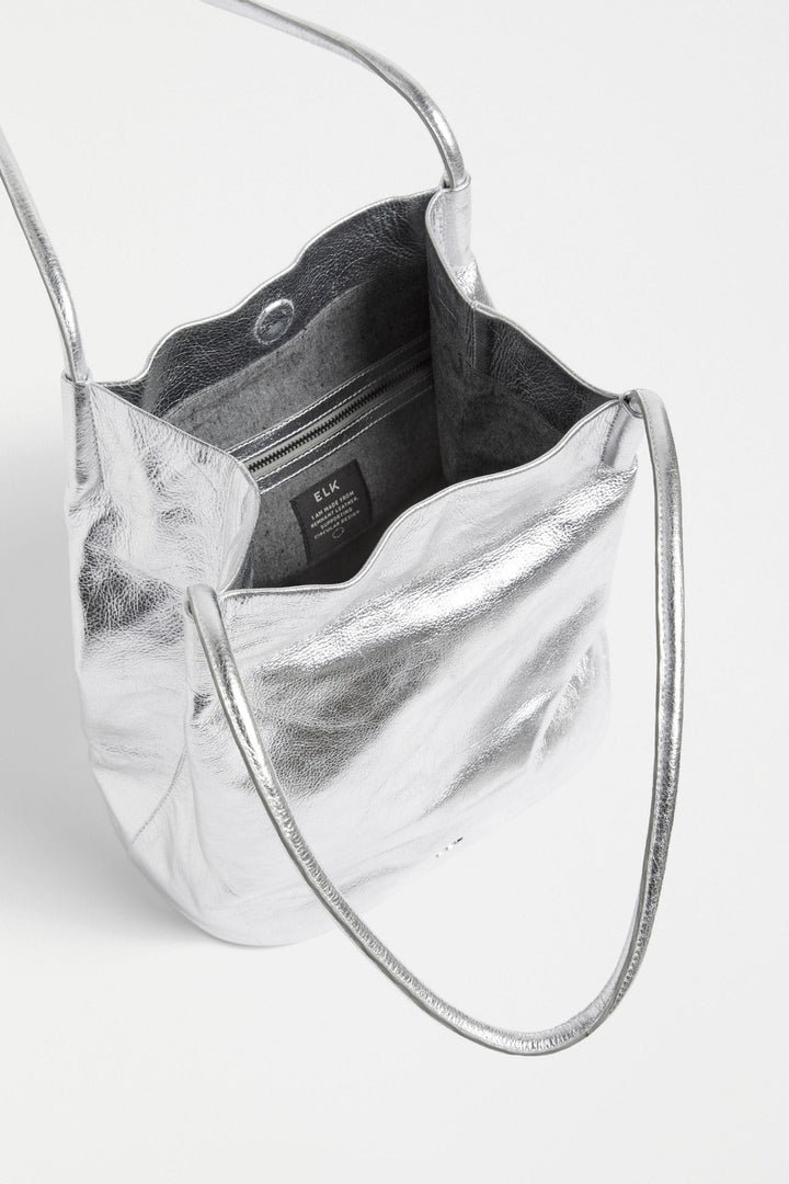 ELK BAG SILVER ORSA METALLIC HANDBAG - L0239