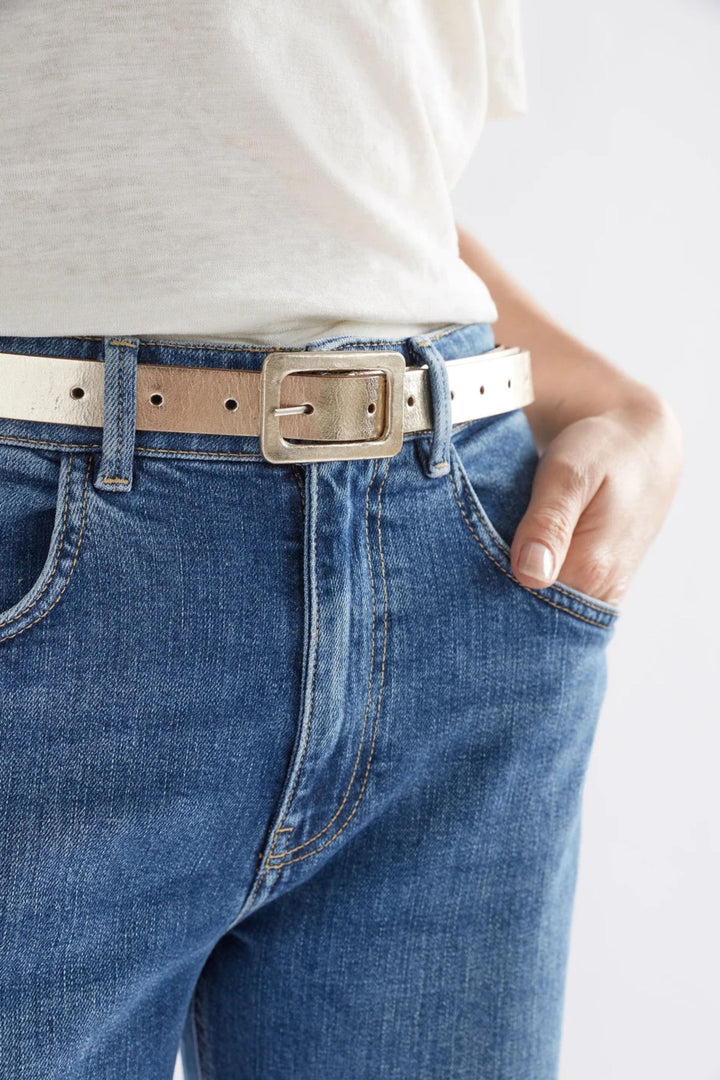 ELK BELT GOLD METTI METALLIC BELT - C0030