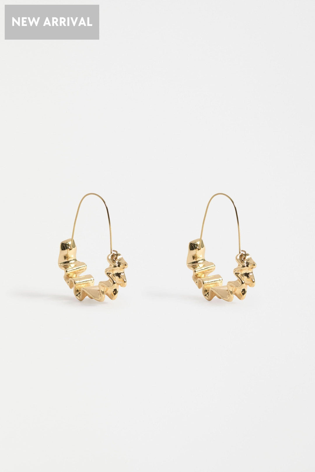 ELK JEWELLERY GOLD ANDEL HOOP EARRING - E0534