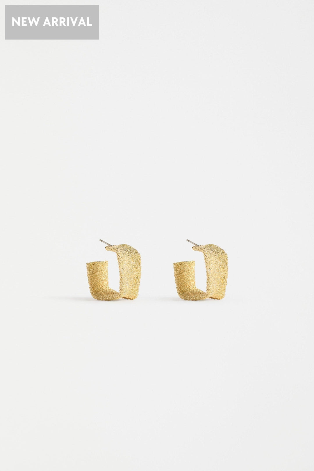 ELK JEWELLERY GOLD DETTA HOOP EARRING - E0563