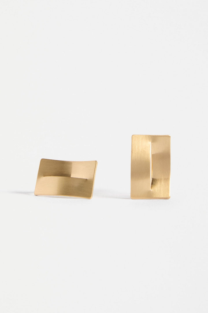 ELK JEWELLERY GOLD TREL STUD EARRING - E0501