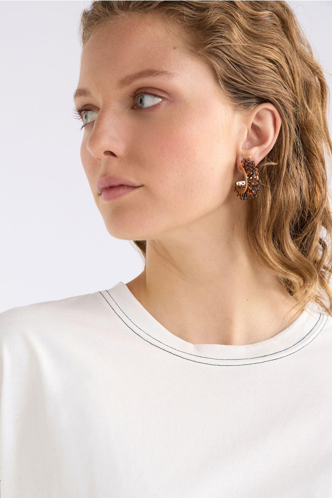 ELK JEWELLERY KARAN SMALL HOOP EARRING - E0584