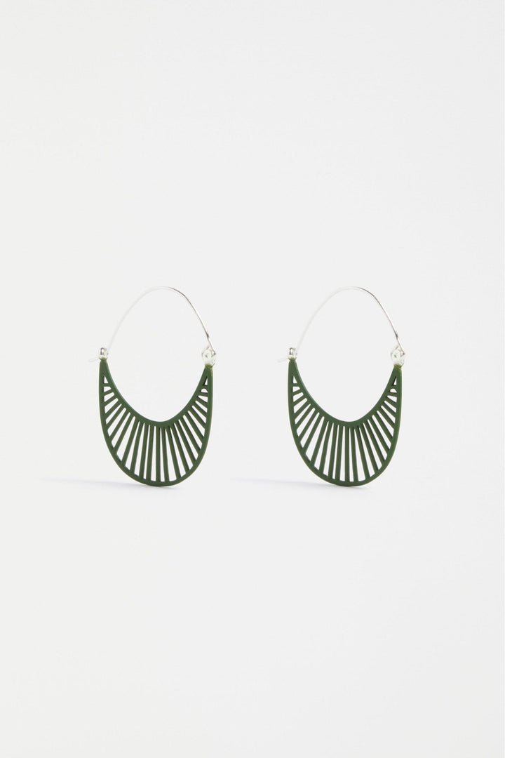 ELK JEWELLERY MOSS SOLSKEN SMALL HOOP EARRING - E0417
