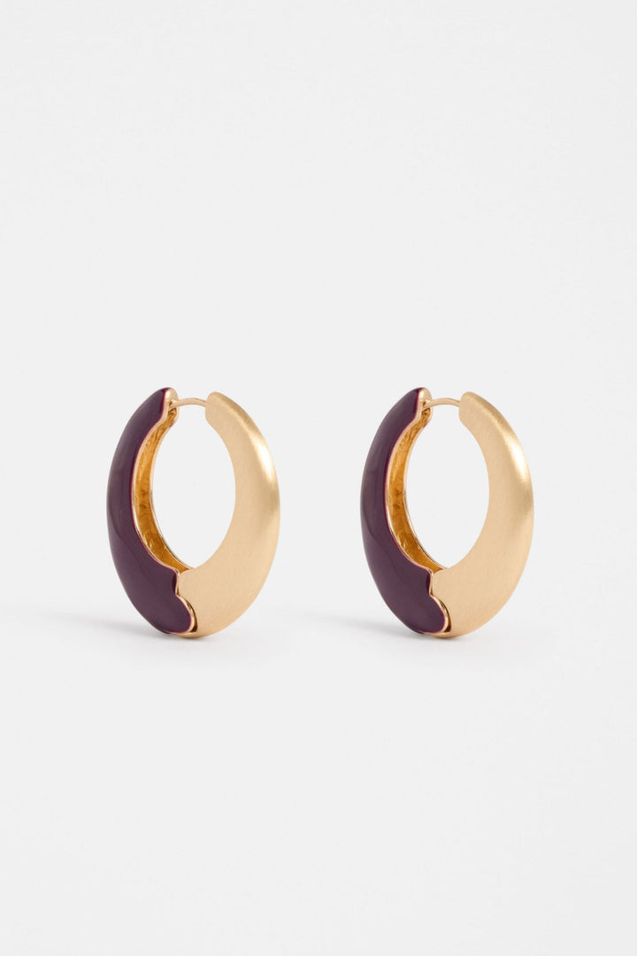 ELK JEWELLERY SHIRAZ HANJEN HOOP EARRING - E0588