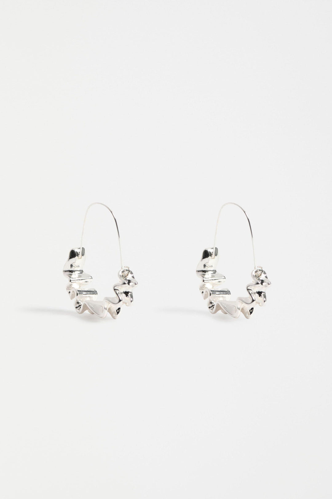 ELK JEWELLERY SILVER ANDEL HOOP EARRING - E0534