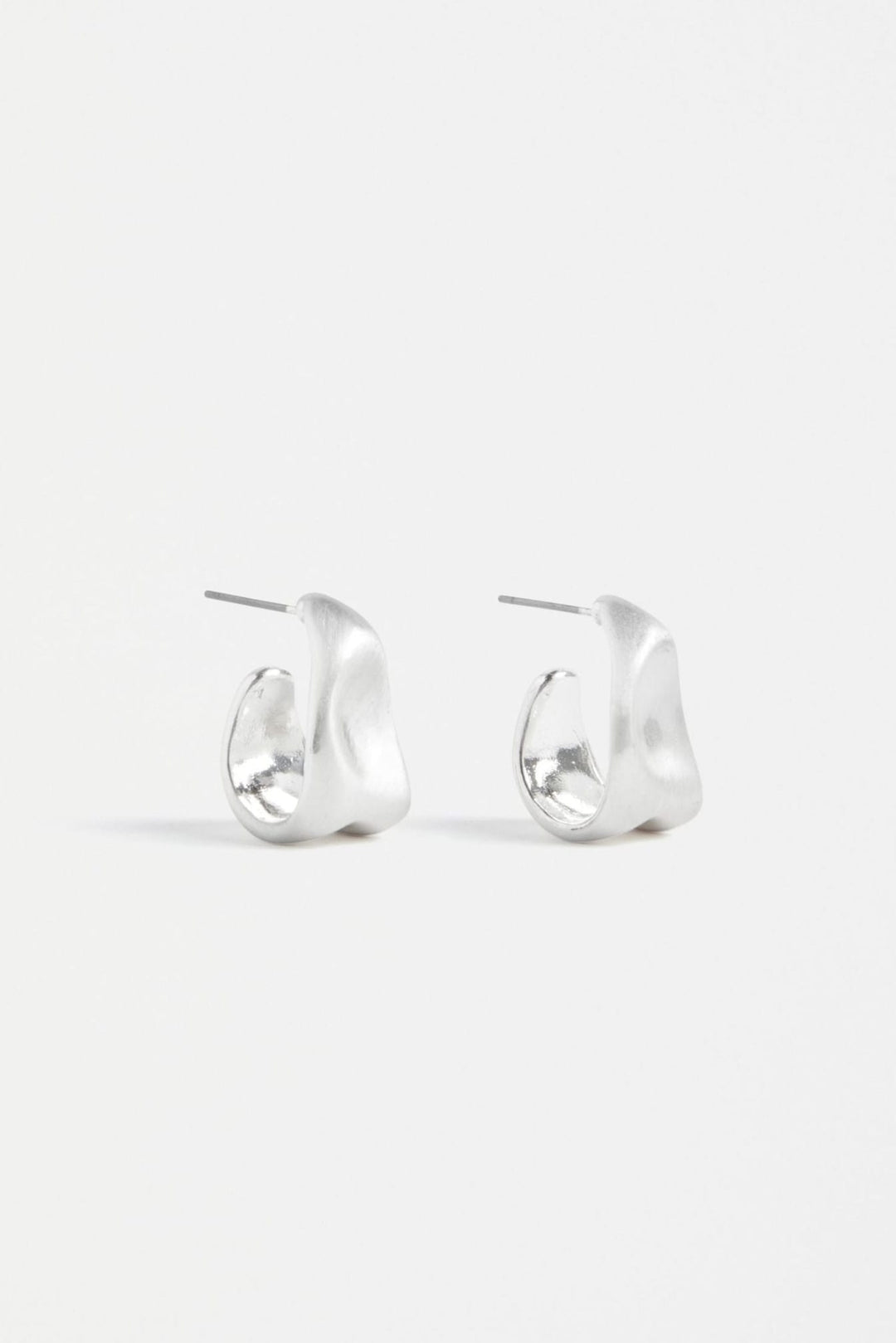 ELK JEWELLERY SILVER FEVEN SMALL HOOP EARRING - E0452