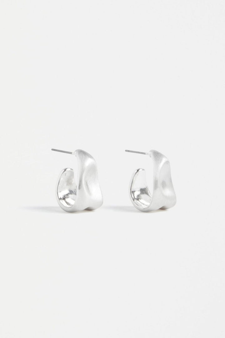 ELK JEWELLERY SILVER FEVEN SMALL HOOP EARRING - E0452