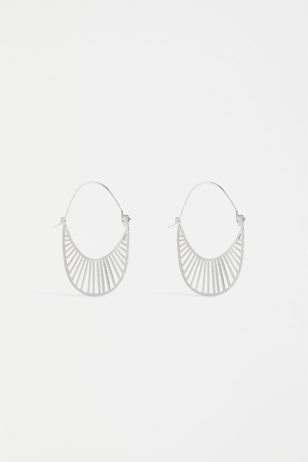 ELK JEWELLERY SILVER SOLSKEN SMALL HOOP EARRING - E0417
