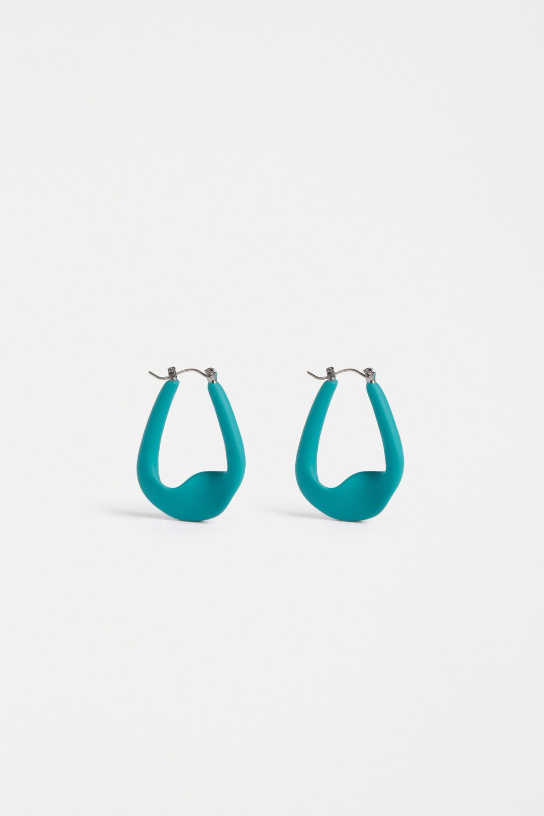 ELK JEWELLERY TEAL REKKE HOOP EARRING - E0528