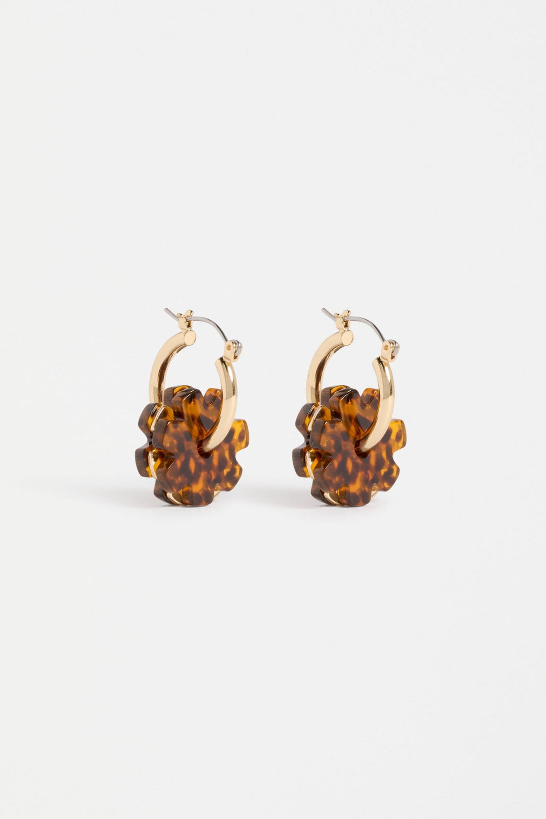 ELK JEWELLERY TORTOISE FLAKKRIN HOOP EARRING - E0628