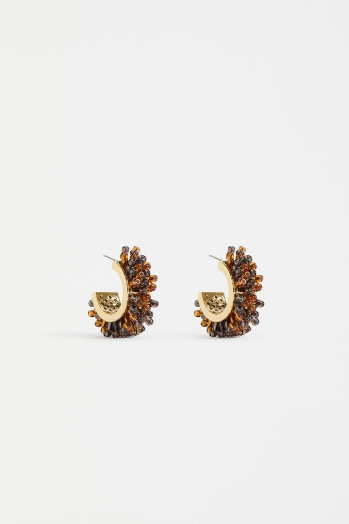 ELK JEWELLERY TORTOISE KARAN SMALL HOOP EARRING - E0584