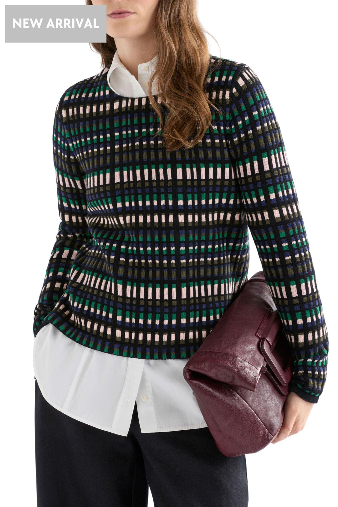 ELK JUMPER SVEA ORGANIC KNIT SWEATER - K0179
