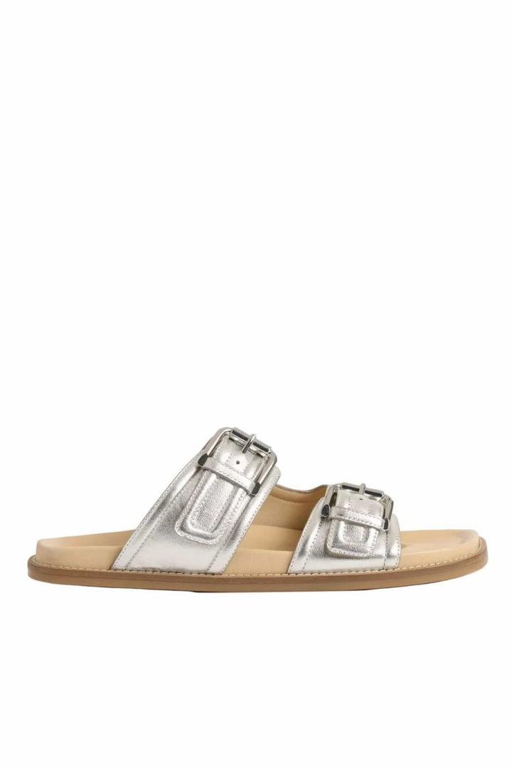 ELK SHOES 37 / SILVER BEREN SLIDE - F0111