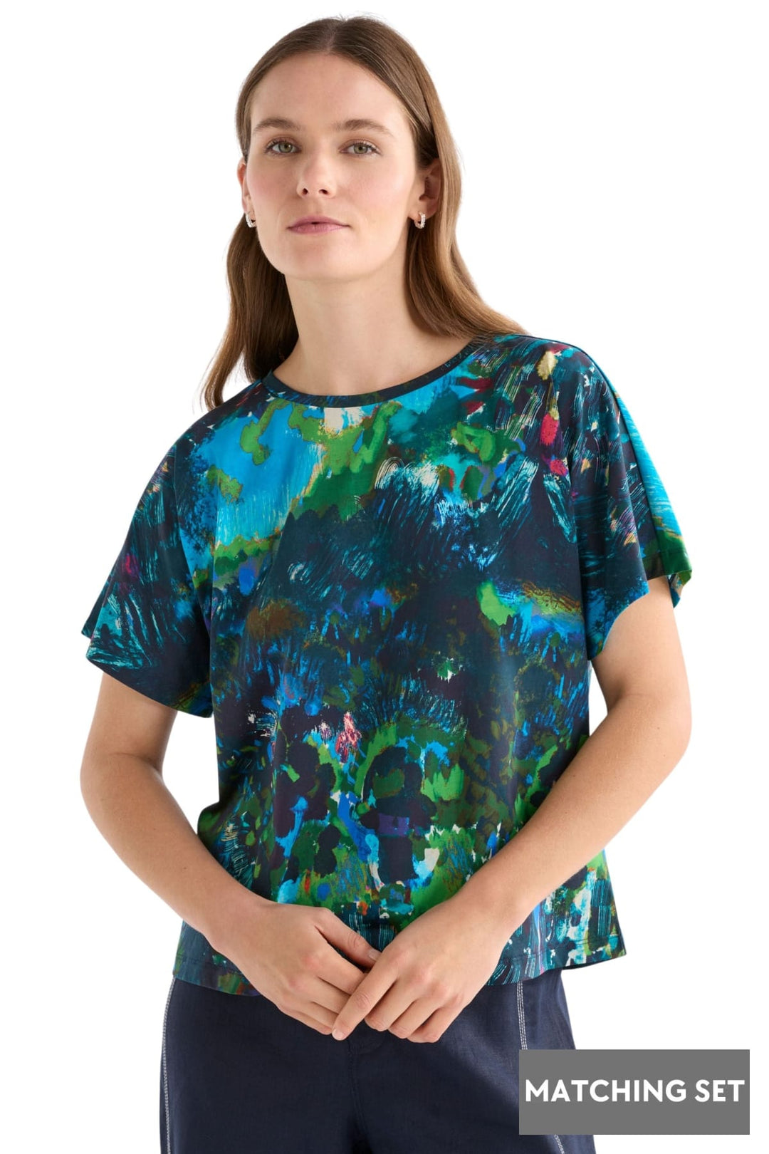 ELK T-SHIRT HAKI SHORT SLV T-SHIRT - A1736