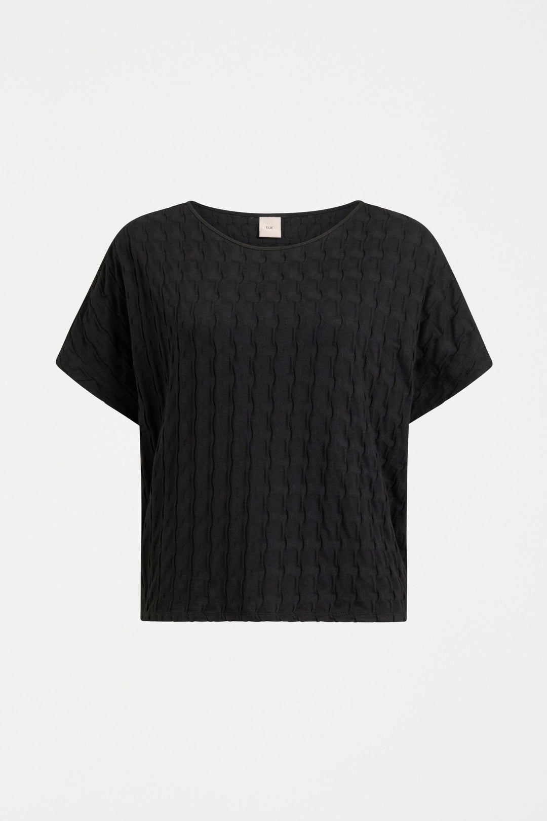 ELK TOP 8 / BLACK ORTA BOXY TSHIRT - A1411
