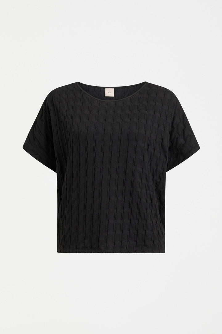 ELK TOP 8 / BLACK ORTA BOXY TSHIRT - A1411