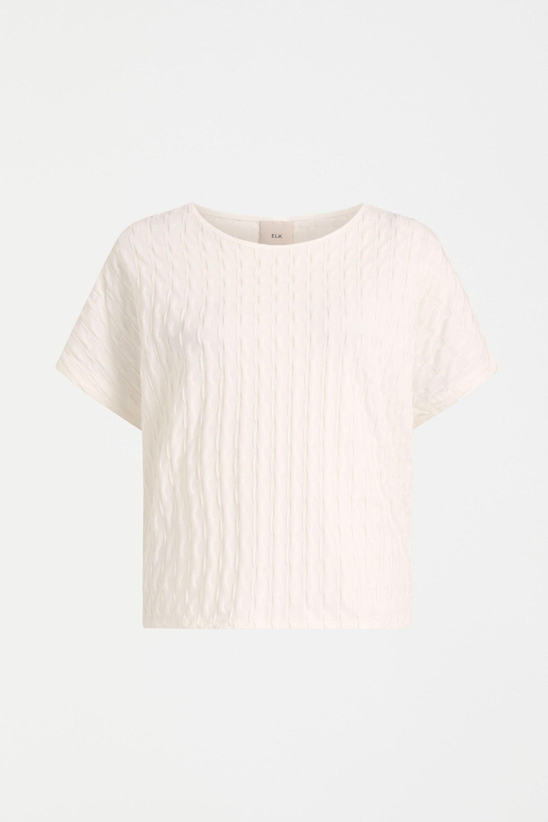 ELK TOP 8 / WHITE ORTA BOXY TSHIRT - A1411