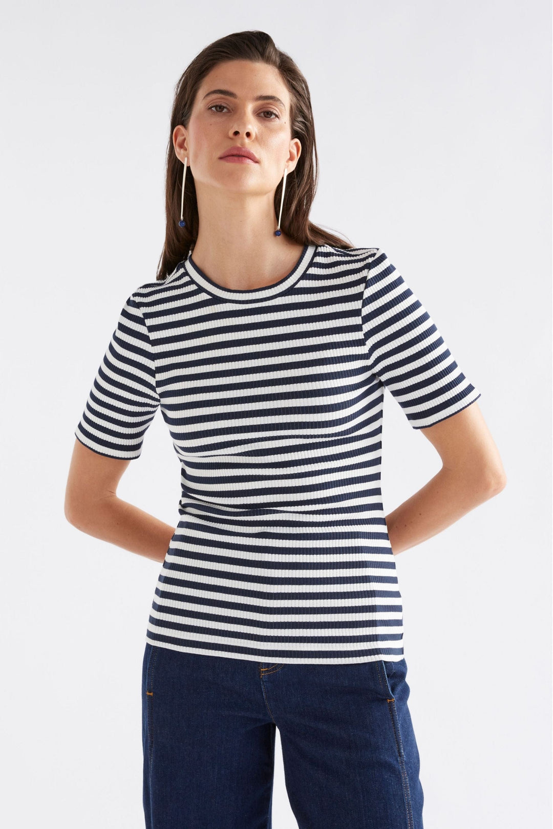 ELK TOP KULLAN RIBBED T SHIRT - A1319